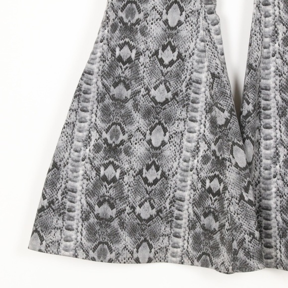 We the Free Just Float On Snake Print Flare Jean - Picture 5 of 9